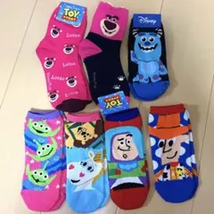 【新品未使用】レディース　靴下　7足　キャラクター　ディズニー　まとめ売り