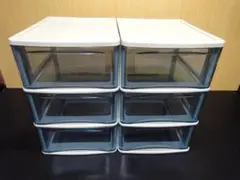 ミ*ー様 山田化学　スタックチェスト(２個)　Ａ４タテ　深型３段　収納のサムネイル
