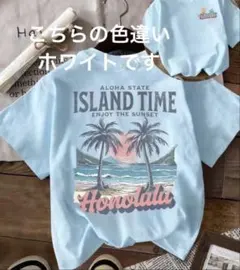 プリント　ティシャツ　ハワイ　フラダンス　ハワイアンのサムネイル