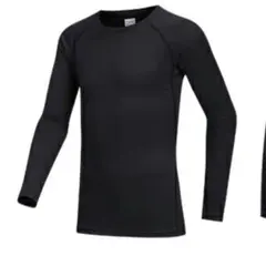 MIYAKIWA ブラック 長袖　アンダーシャツ　サッカー　野球等　160