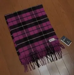 新品タグ付き未使用　ジョンストンズ　カシミア100%中判マフラー