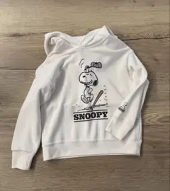スヌーピー パーカー 120cm ホワイト