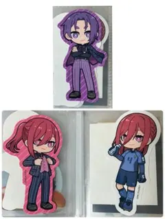 ブルーロック ステッカー 御影玲王 千切豹馬 3枚セット