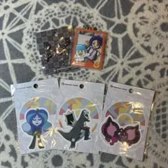 ポケモングッズ　ステッカー　キーホルダー