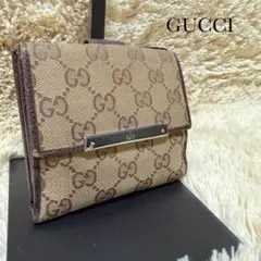 良品✨グッチ　財布　キャンバス　シグネチャー　GG