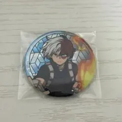 ヒロアカ 轟焦凍 ステンドグラス風 トレーディングホログラム缶バッジ