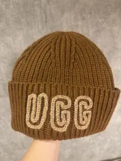 ⭐︎未使用⭐︎UGG ブラウン ニット帽　春夏価格のサムネイル