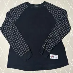 希少 AFFA スパイダーチェック ロンT L ブラック 00s 希少 AFFA スパイダーチェック ロンT L ブラック 00s 希少 AFFA