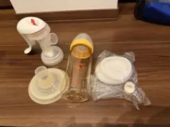 Pigeon 手動母乳搾乳器 240ml 哺乳瓶付き