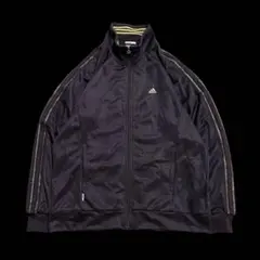 00s adidas アディダス トラックジャケット ブラウン ゴールド L