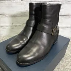 【良品】COLE HAAN HUNTLEY WP 防水 レザー ブーツ 黒 23のサムネイル