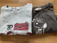 Peanuts スヌーピー Tシャツ 2枚セット