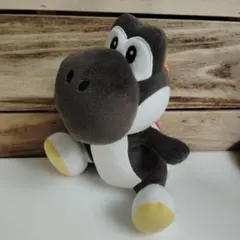 任天堂三英貿易　スーパーマリオ　ヨッシー　黒　ぬいぐるみ　S