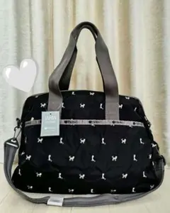 LeSportsac レスポートサック✤ボストンバッグ キャッツ ネコ 刺繍