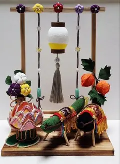鳥獣戯画風　うさぎ　七夕飾り　月　鯛　古布ちりめん細工　創作人形 鳥獣戯画風 うさぎ 七夕飾り 月 鯛 古布ちりめん細工 創作人形 - メルカリ