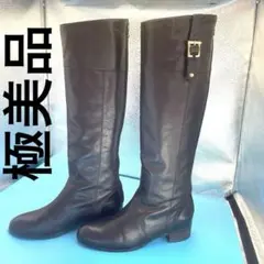 AU BANNISTER オウバニスター　ジップ　ロングブーツ　24.5㎝のサムネイル