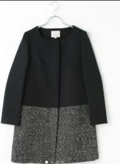 UNITED ARROWS beauty&youth　切り替えコート　ネイビー