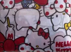 【新品】キャラクターエコバッグ 大容量 ハローキティ リボン レッド