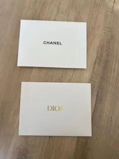 CHANEL Dior メッセージカード