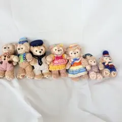 ダッフィー シェリーメイ ぬいぐるみバッジ 7点セット　ディズニーリゾート