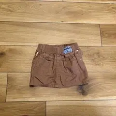 《 oshkosh 》 ベビー服　90サイズ　スカート　ブラウン