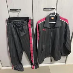 プーマ　ジャージ　上下　ピンク、グレー