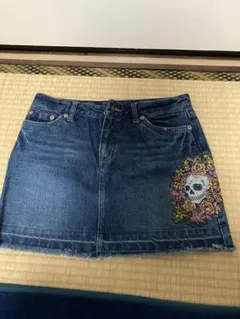 HYSTERIC GLAMOUR デニムミニスカート パッチワーク - メルカリ