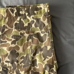 【70s 80s】Duxbak ダックハンターカモ　ダブルニー　アメリカ製