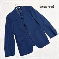 【Comoratti】 biellesi スーツ ジャケット 上 ネイビー