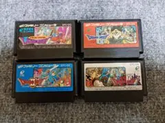 ファミコンRPGまとめ売り！エニックス　ドラゴンクエスト・Ⅱ・Ⅲ・Ⅳ　フルセット