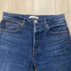 MOUSSY vintageスキニーデニム ダークブルー高品質　赤耳　セルビッチ