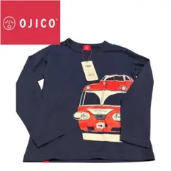 【新品タグ付】OJICO オジコ　電車プリント 長袖カットソー 10A 名鉄