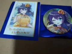 hololive Grand Reception 缶バッジ　チェキ　夏色まつり