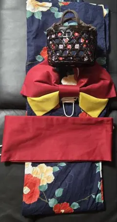 GRL 古典ツバキ浴衣セット gi1003のサムネイル