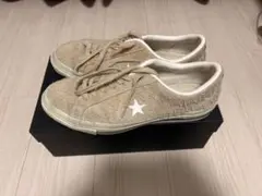 コンバース　ワンスター　ベージュ スエード スニーカー メイドインジャパン