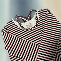 HEART MARKET ストライプ 長袖Tシャツ　Ｌサイズ