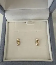 【新品・未使用】ジュエリーTSUTSUMI K10 イエローゴールド　ピアス