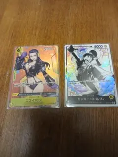 ワンピース　スタートデッキ　ルフィ　ロビン