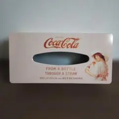 希少品 利根Coca-Cola ヴィンテージ ティッシュボックス缶 レトロのサムネイル