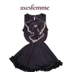 アクシーズファム　　BIGリボンワンピース　姫ロリ y2k 00s