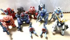 【まとめ売り】ガンダム ザク ドム シャア専用ズゴック アッガイ等　11体のサムネイル