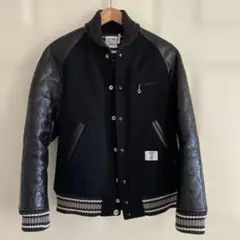 BEDWIN AWARD JACKETスタジャン 本革　切り替え