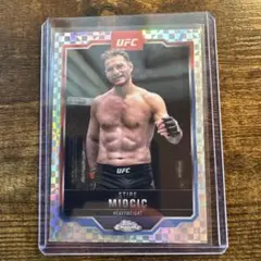 Stipe Miocic Topps Chrom Refractor Card