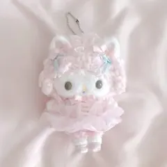 サンリオ♡マイスウィートピアノ♡白猫バレリーナ♡マスコットホルダー