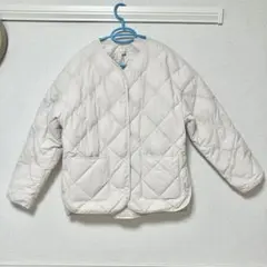 UNIQLO パフテックノーカラージャケット　30 ナチュラル