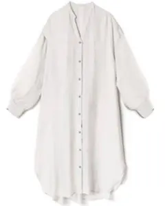 ロングシアーシャツワンピース 新品未使用