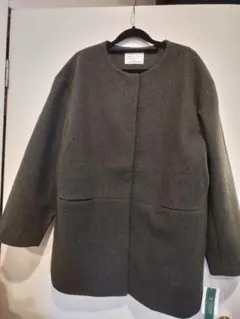 【２日間限定お値下げ！】新品タグ付き　 ノーカラージャケット スナップボタン