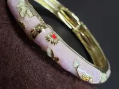 バングル 花柄 レディース ブレスレット 腕輪 レディース腕輪 かわいい