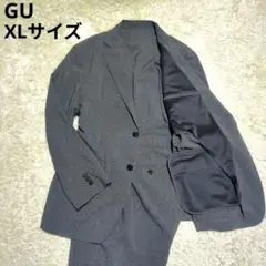 ​GU ウォッシャブルセットアップ（XL） グレー 洗濯可能 　大きいサイズ