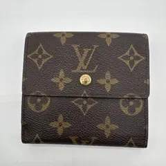 Louis Vuitton モノグラム Wホック 三つ折り財布